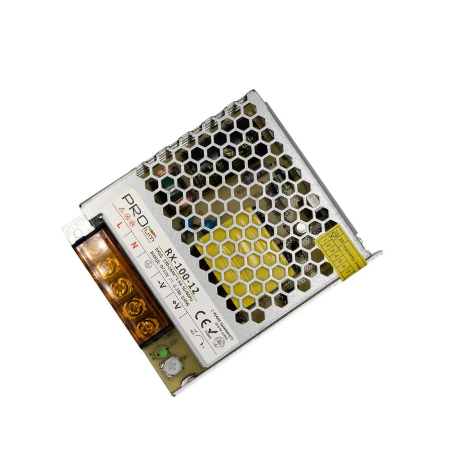 Блок живлення PROLUM™ 12V, 100W, 8.33А, Series "RX"
