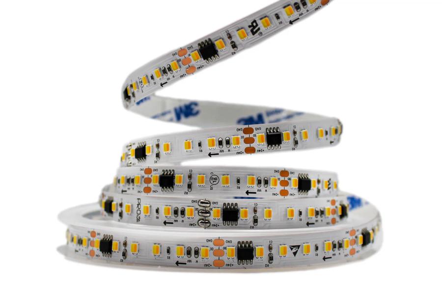 Світлодіодна LED стрічка PROLUM™ RUN 24V; 2835\120; IP20; Series "SMART", Білий+Тепло-Білий, 2700K-6500K