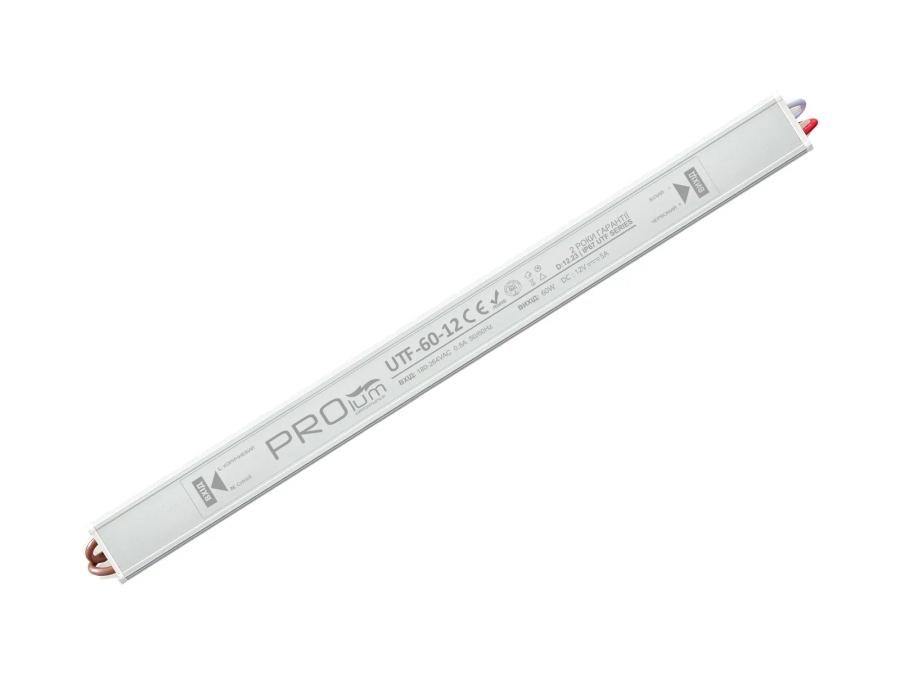 Блок живлення PROLUM™ 60W, 12V, 5А, Series "UTF"