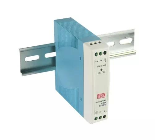 Блок живлення на DIN-рейку Mean Well MDR-10-24 10W; 0,42A;24V; IP20) Series "MDR"