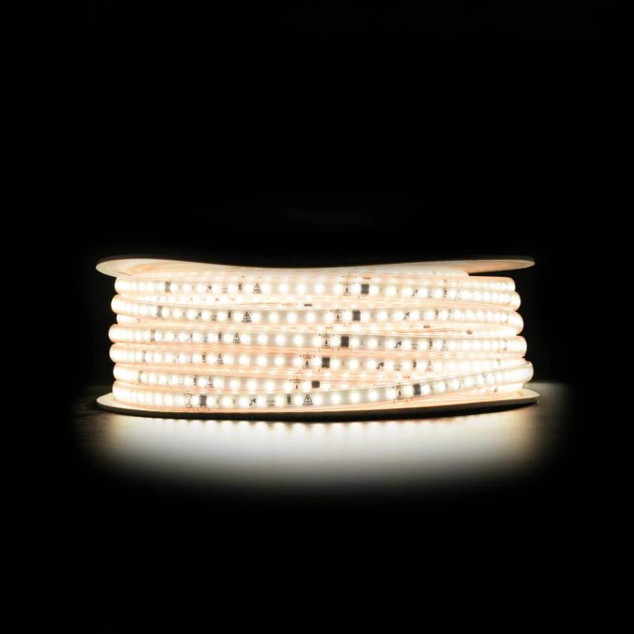 Світлодіодна LED стрічка PROLUM™ 220V; 2835\120; IP67; Series "S", Нейтральний-Білий, 4000К