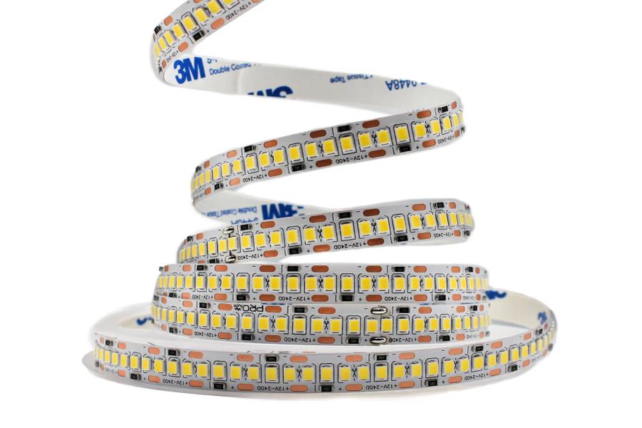Світлодіодна LED стрічка PROLUM™ 12V; 2835\240; IP20; Series "SG", Тепло-Білий, 3000К