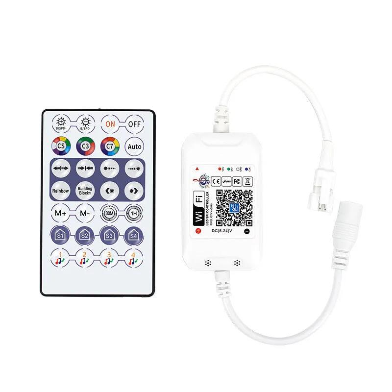 Контролер PROLUM SPI RGB (Wi-Fi; IR 28 кнопок; 12A; 3PIN;)