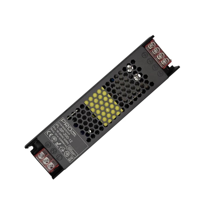 Блок живлення PROLUM™ 12V, 200W, 16.7А, Series "SP"