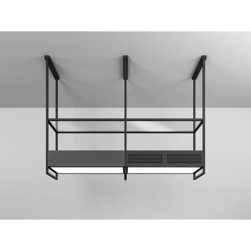 Витяжка острівна OPEN SUITE SUPERIOR BL MAT/F/160 чорна матова ELICA