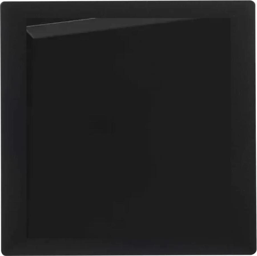 Legrand Niloe Step, чорна — вимикач 1-клавішний у зборі